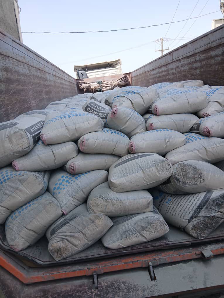 فروش عمده و جزئی سیمان تیپ 2 حافظ در چابهار